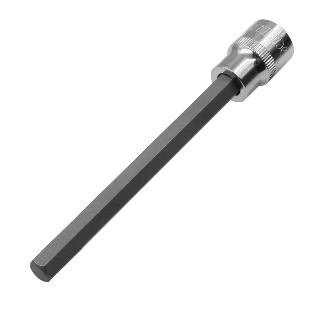 AP 3/8DR Bit Socket Long HEX 8mm Socket Bit Hexagon Hex Long Millimeter Bit Socket HEX