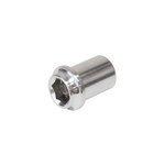 FFR Titanium Nut for Caliper Brakes (M6×L10mm) Titanium Silver 108-00126