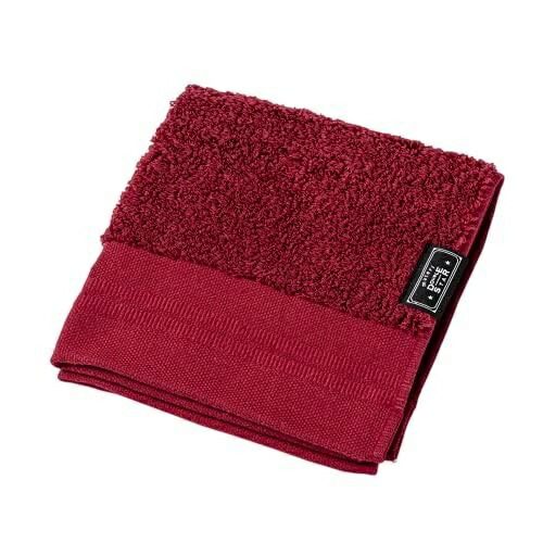 Kusunohashi Monori Wash Towel Imabari Towel Tantro 2 Bordeaux 34cm×36cm 1-68265-51-WI