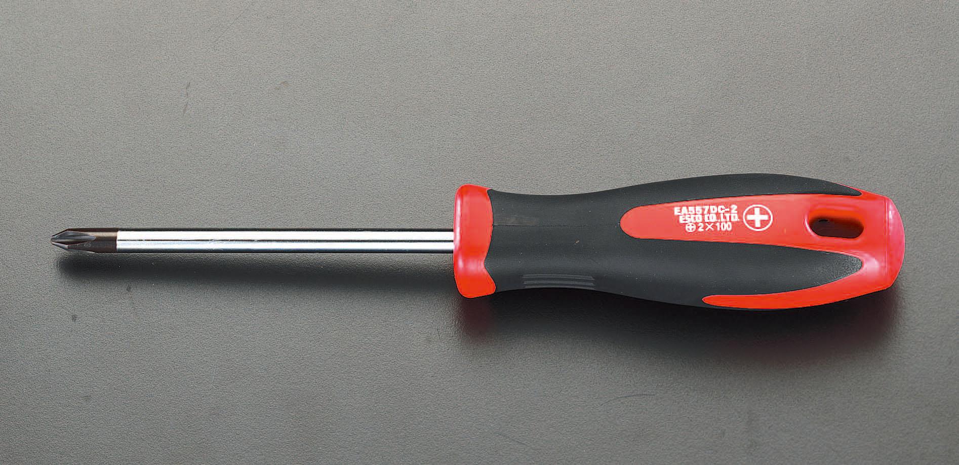 ESCO #2x100mm[+] Screwdriver EA557DC-2