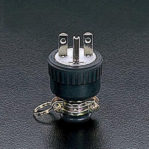 AC 250V/15A plug (grounded 2-pin)