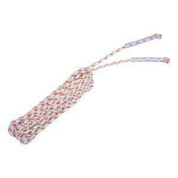 TOEI LIGHT Long Rope NS-4M Group Jump Rope Group Jump 4M Vinyl Tube Grip Section B2638 White × Fluorescent Orange