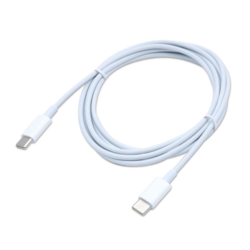 Japan Trust Technology JTT 60W Compatible Type-C to Type-C Charging & Communication Cable 2m JTCC20-WH