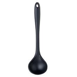 Sato Metal Industries SALUS Silicone Black Ladle SALUS205818