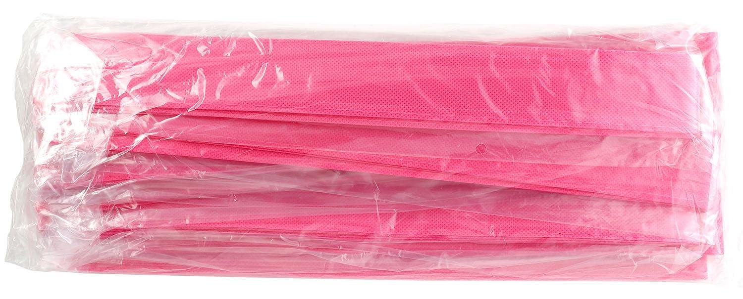 [Artec] Sports Day Cheering Relay Supplies Colorful Non-Woven Fabric Headbands Peach 10-Pack 18197