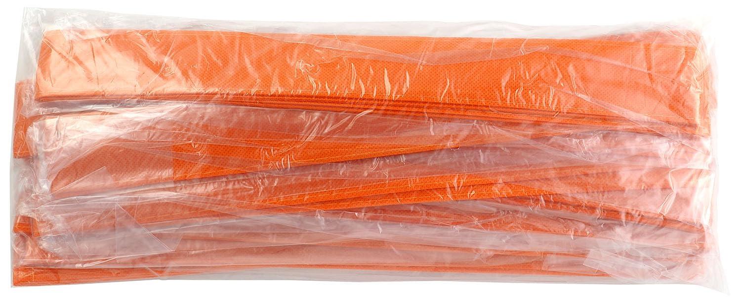 [Artec] Sports Day Cheering Relay Supplies Colorful Non-Woven Fabric Headbands Orange 10-Pack 18200