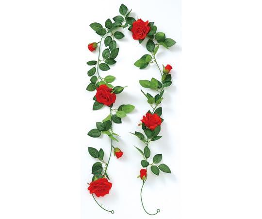 Artec Fake Green Garland Rose Red 75214