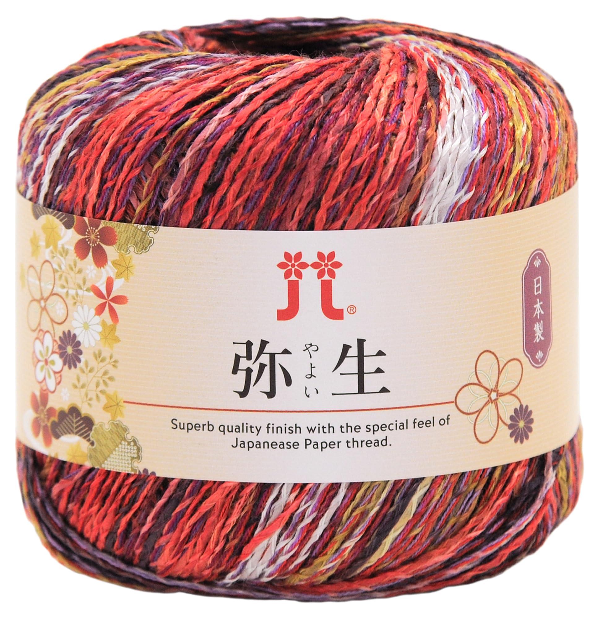 Hamana Hand-Knitting Yarn Yayoi Medium Weight COL. 4 Multicolor Type 25g Approx. 110m 3343