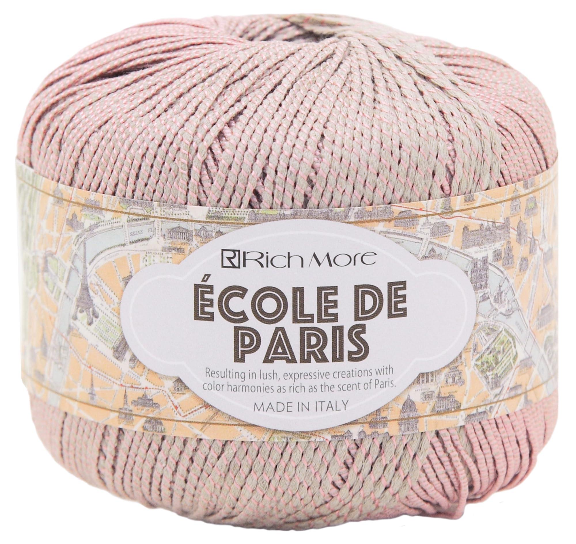 Richmore Hand-Knitting Yarn École de Paris Medium Weight COL. 6 Multicolor Type 40g Approx. 108m 3347