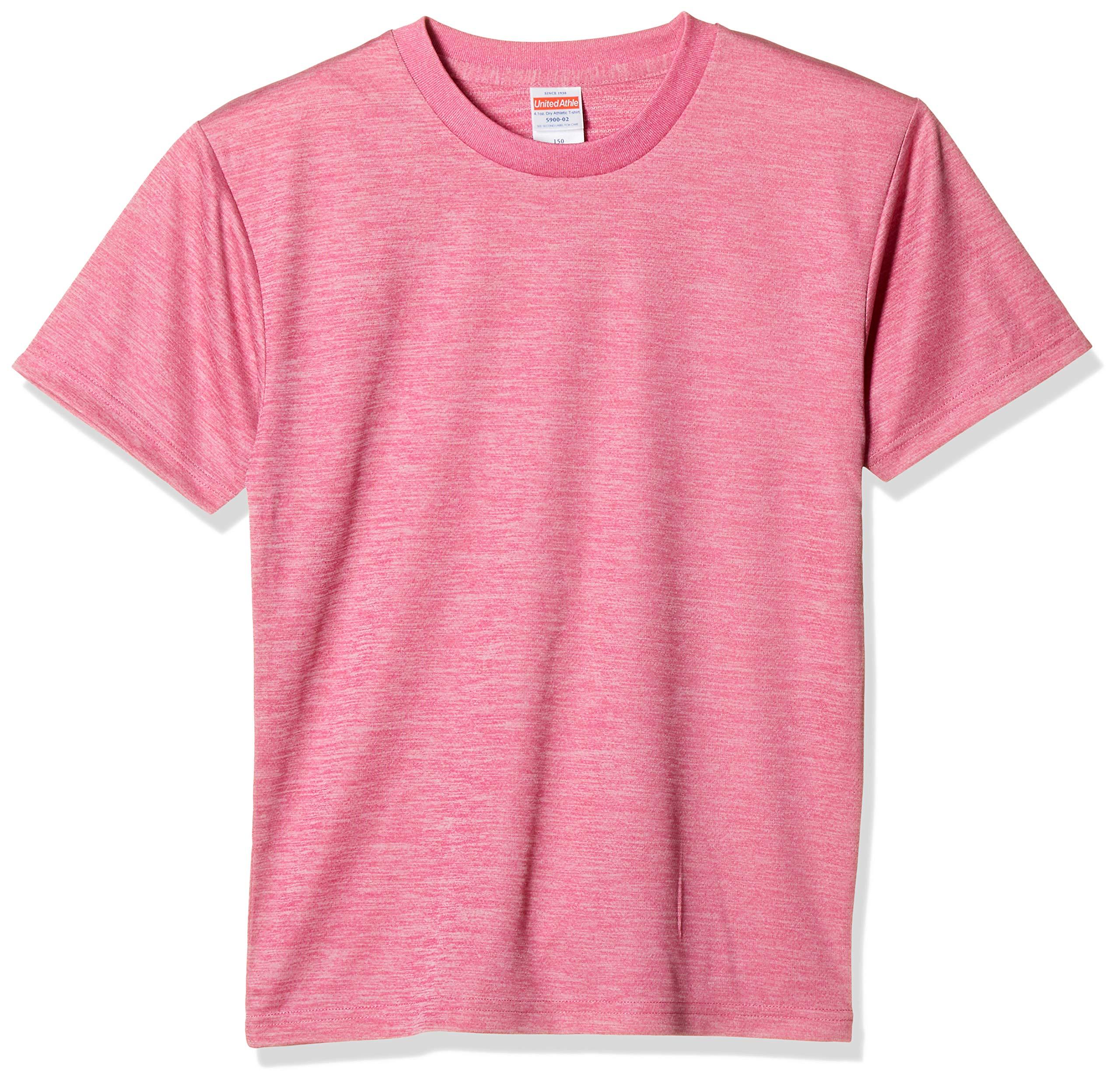 [United Athle] T-Shirt 4.1oz Dry Athletic T-Shirt Heather Pink Japan Size 150 (Equivalent to Japanese Size 150)