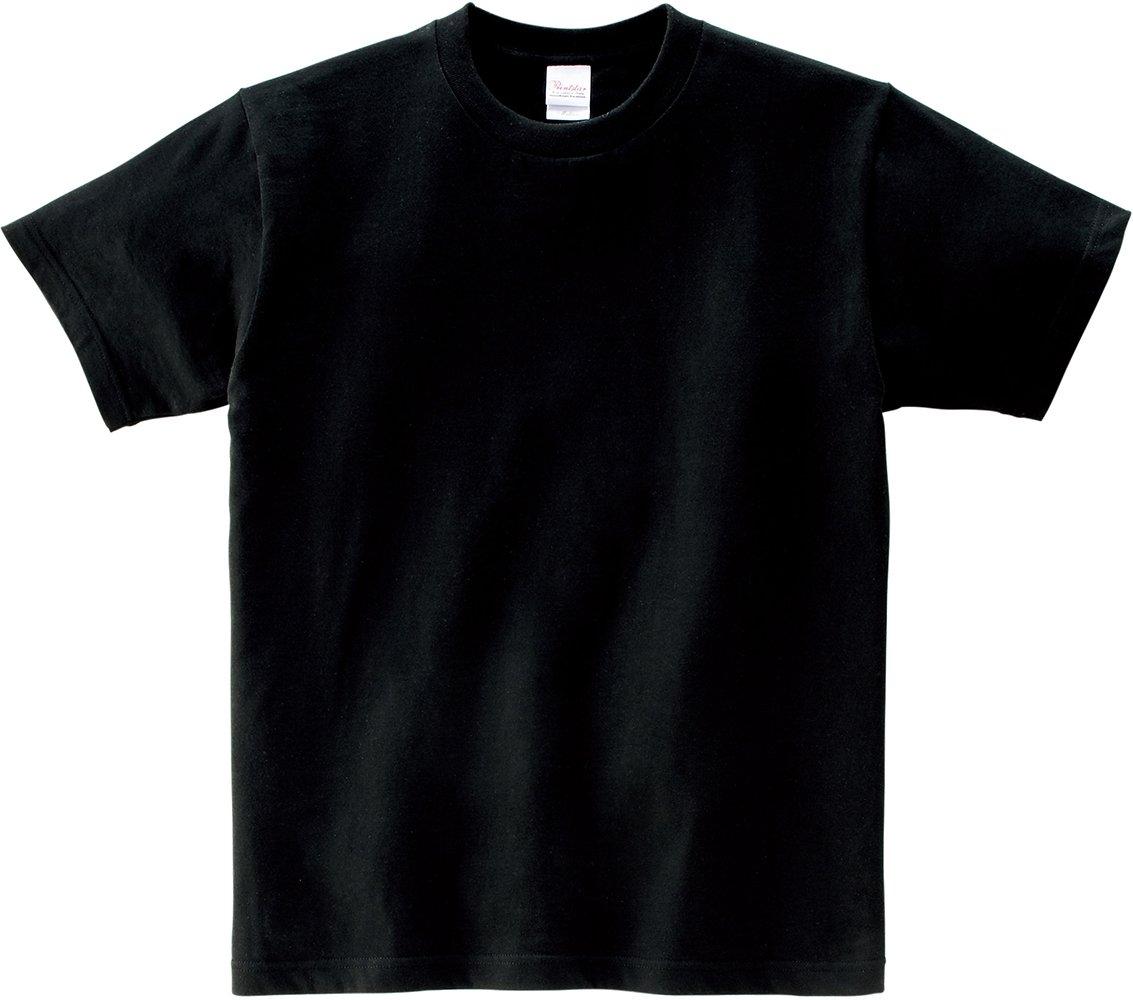 [Printstar] Short-Sleeve T-Shirt 5.6 oz Heavyweight T-Shirt 00085-CVT_K Boys Black 110cm
