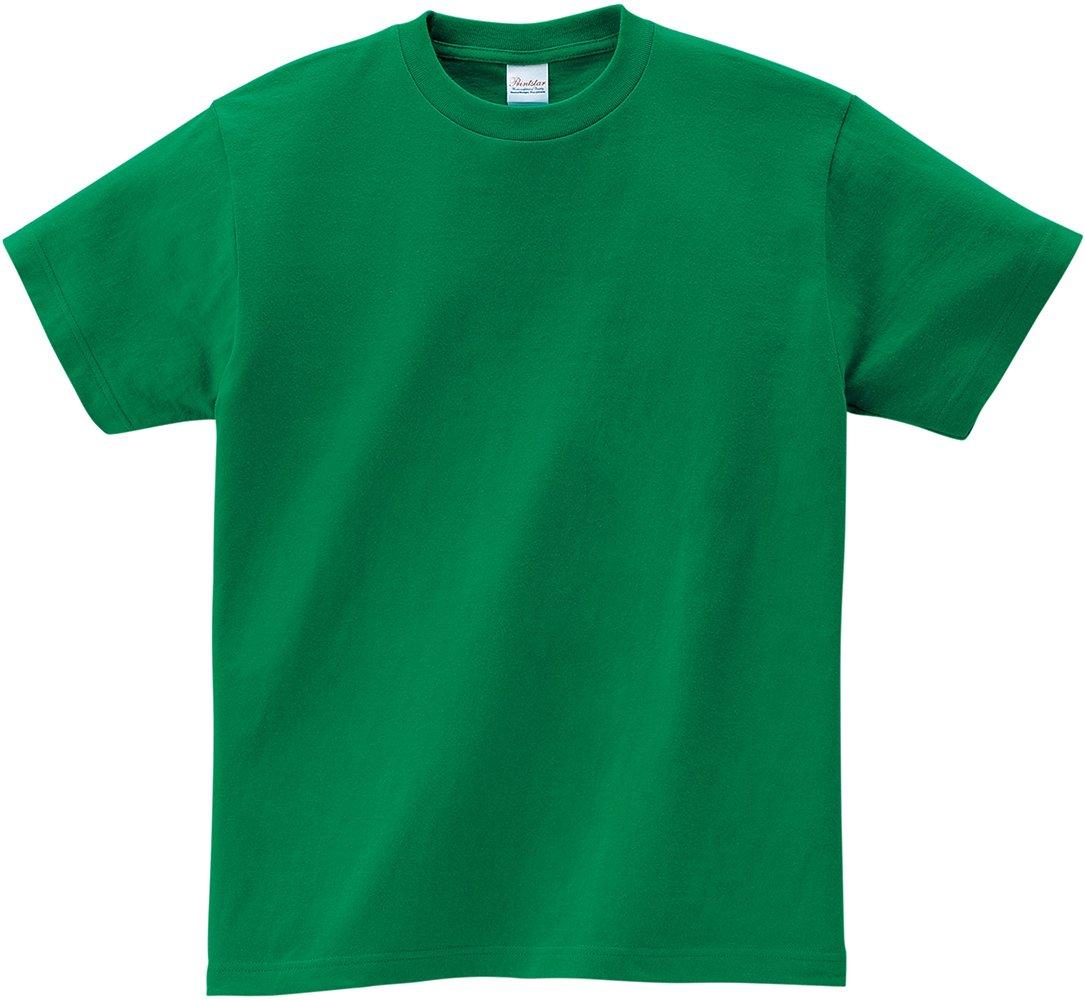 [Printstar] Short Sleeve T-Shirt 5.6 oz Heavy Weight T-Shirt 00085-CVT_K Boys Green 110cm