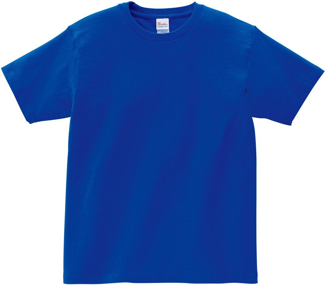 [Printstar] Short-Sleeve T-Shirt 5.6 oz Heavyweight T-Shirt 00085-CVT_K Boys Royal Blue 110cm