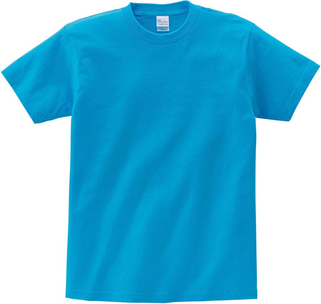 [Printstar] Short-Sleeve T-Shirt 5.6 oz Heavyweight T-Shirt 00085-CVT_K Boys Turquoise 150cm