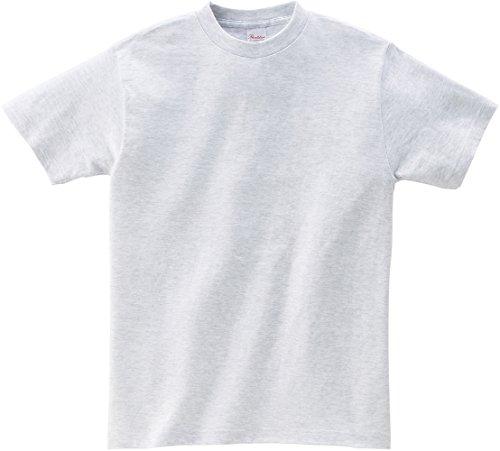 [Printstar] Short-Sleeve T-Shirt 5.6 oz Heavyweight T-Shirt 00085-CVT_K Boys Ash 130cm