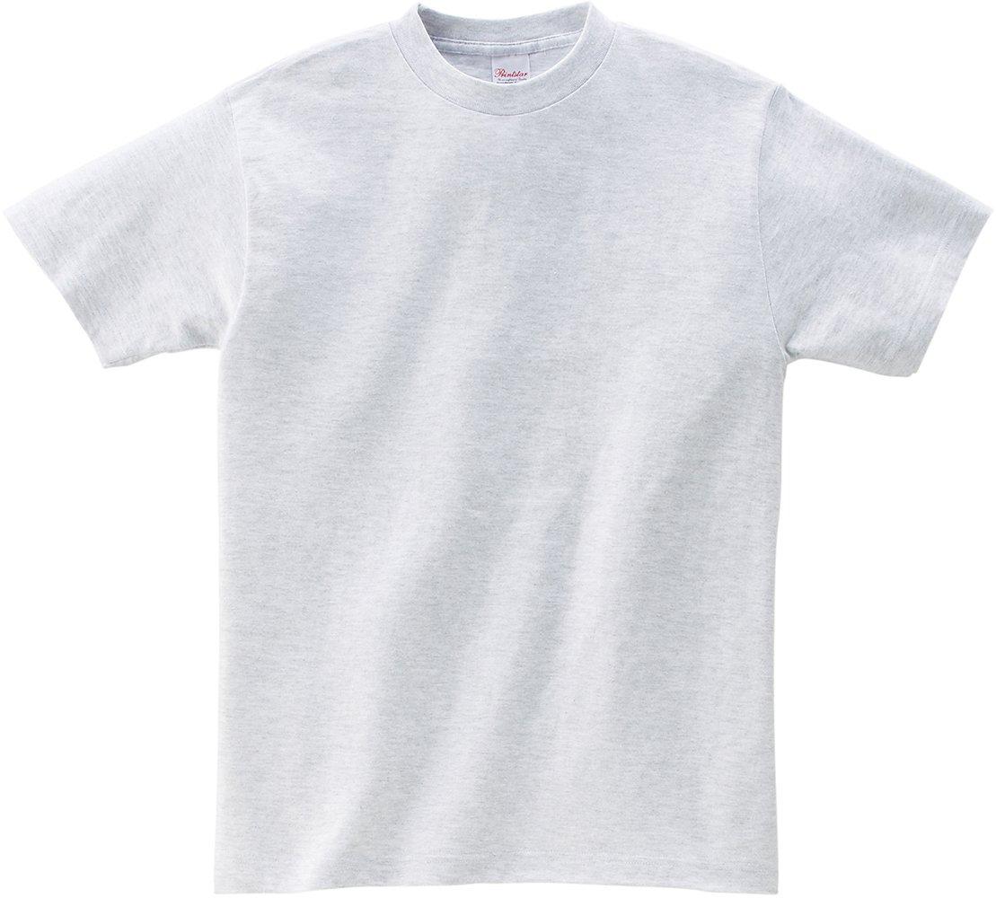 [Printstar] Short-Sleeve T-Shirt 5.6 oz Heavyweight T-Shirt 00085-CVT_K Boys Ash 150cm