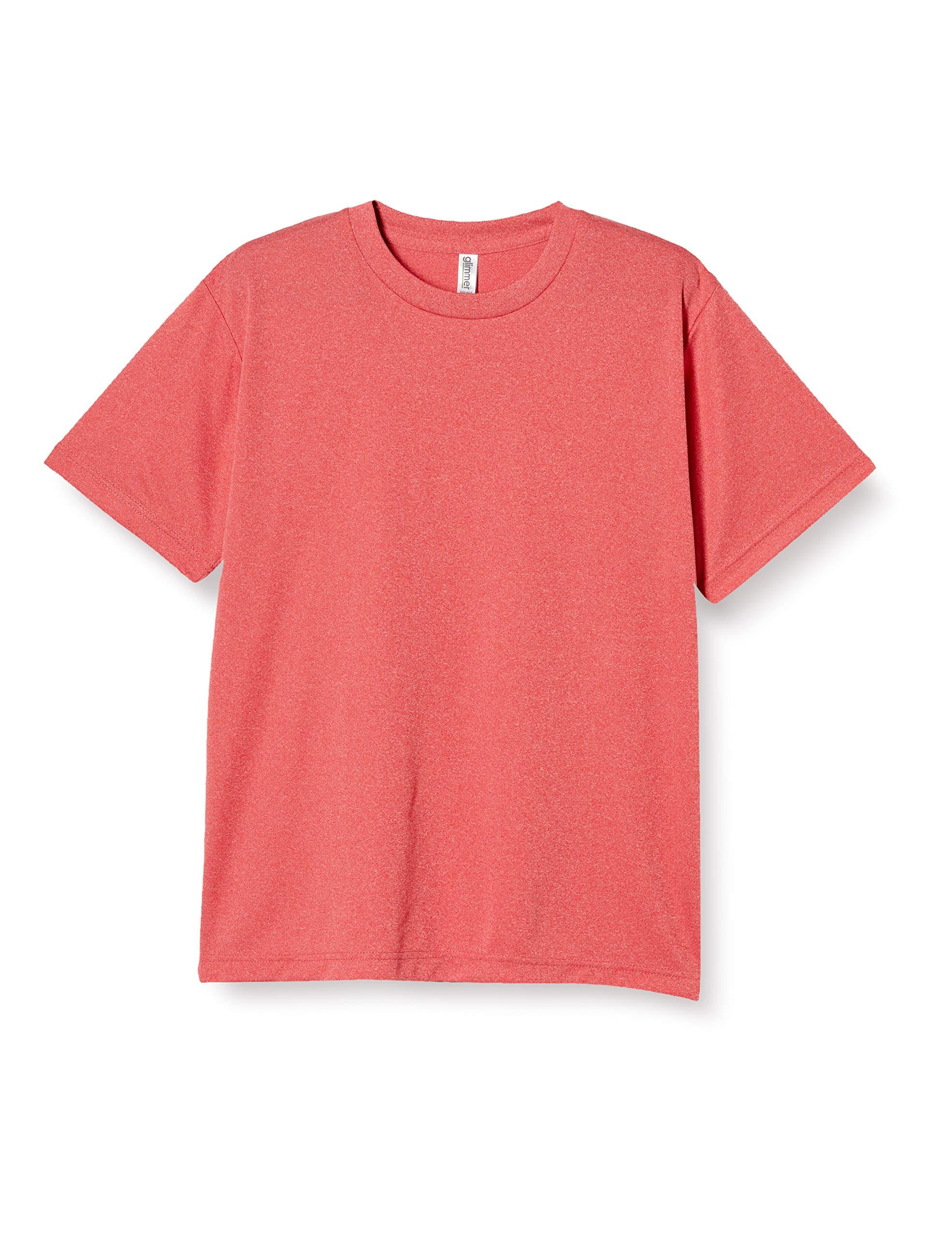 [Glimmer] Short-Sleeve 4.4oz Dry T-Shirt (Crew Neck) 00300-ACT Mix Color Red WL (Equivalent to Japanese Size Ladies L)