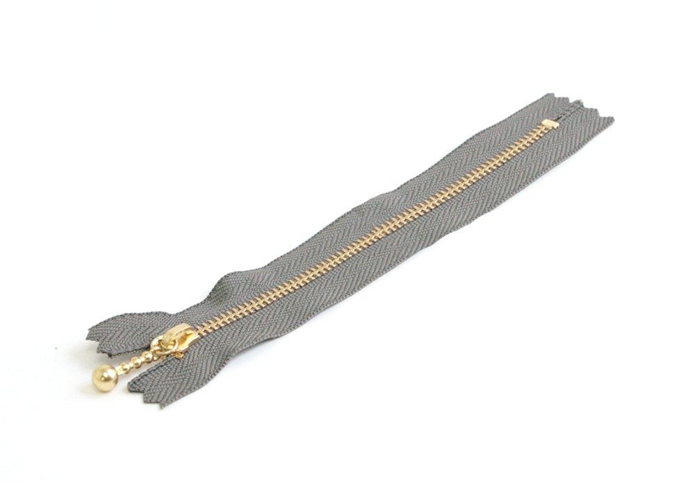 Y.K.K. Snap Fastener 20cm, 10-Pack, Gray, 3G20-576