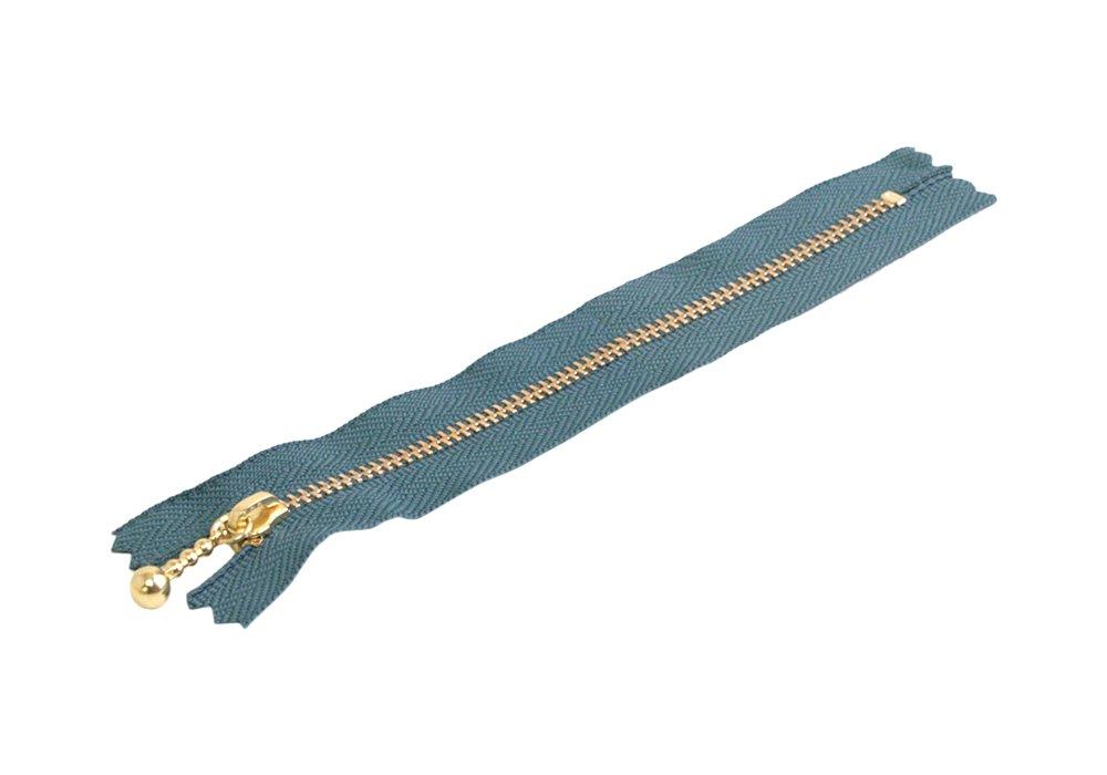 YKK Y.K.K. Beaded Fastener 20cm 10-Pack Fog Blue 3G20-104