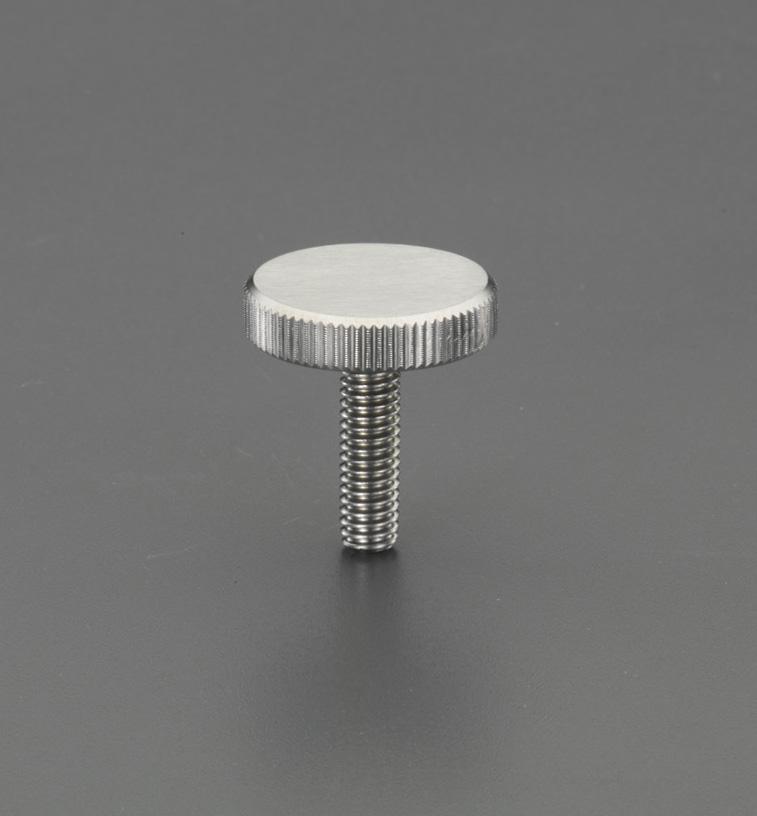 M5x20mm / φ20mm knurled knob (male thread / stainless steel)