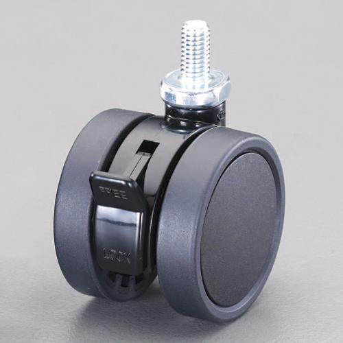 40mm Casters (Twin Wheels with Brakes)