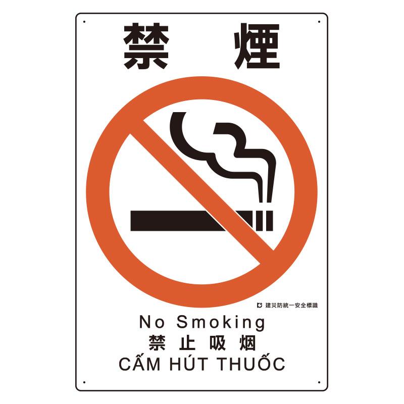 450x300mm Disaster Prevention Safety Sign (No Smoking)