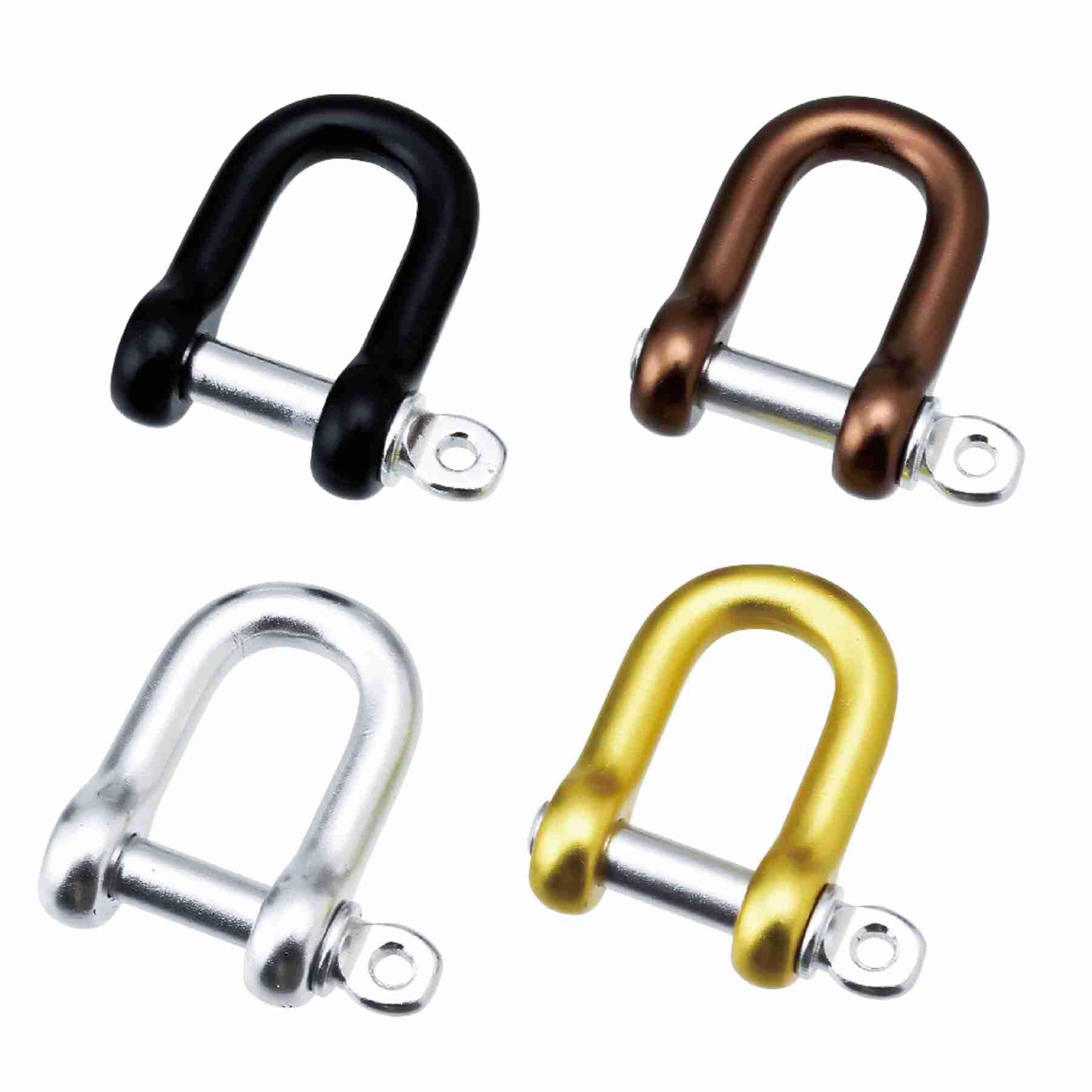 70kg/8mm shackle (aluminum/black)