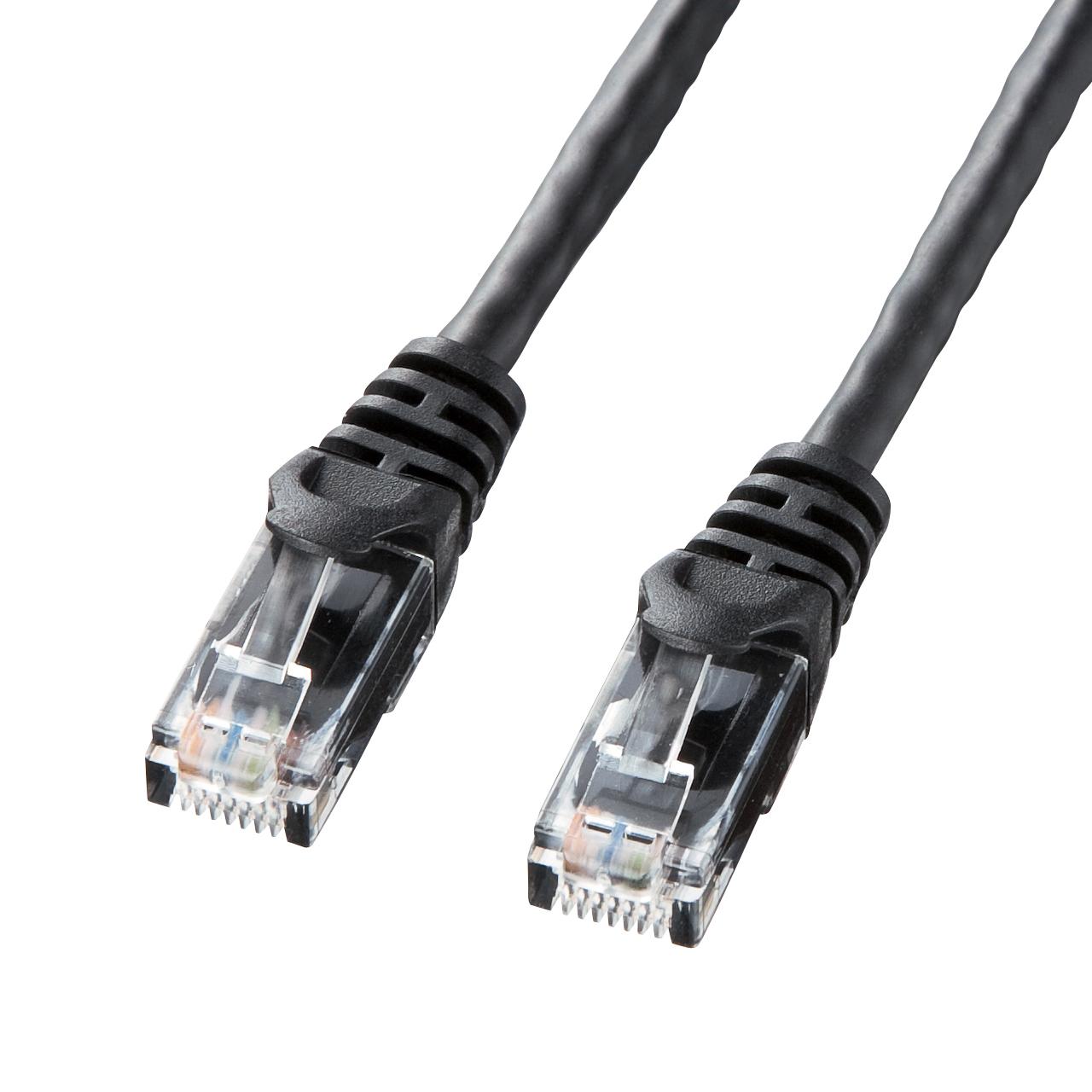0.5m LAN Cable (CAT6 / Eco-Packaging / Black)