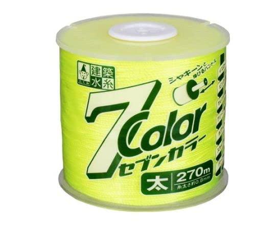 φ0.8mm x 270m Fluorescent Water String (Yellow / With Handle)