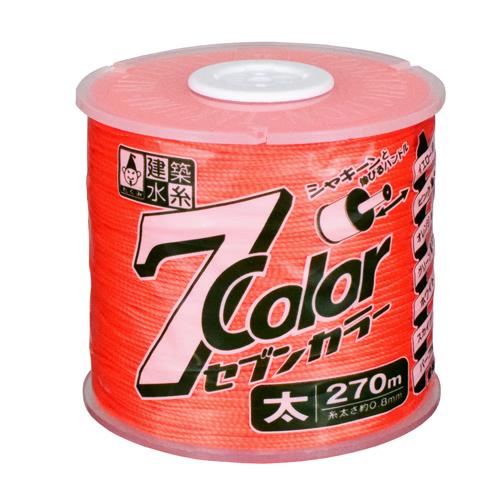 φ0.8mm x 270m Fluorescent Water String (Orange / With Handle)