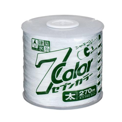 φ0.8mm x 270m Fluorescent Water Thread (White / With Handle)