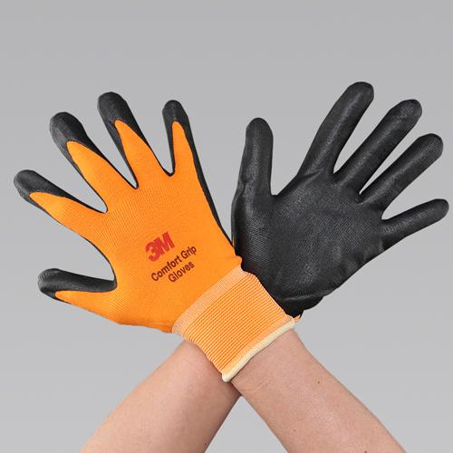 [L/225mm] Gloves (Nitrile Rubber Coated/Orange)