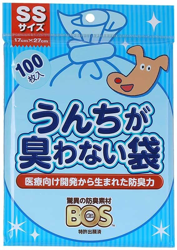 Amazing Odor-Blocking Bags BOS (Boss) - Bags That Keep Poop Odor-Free Pet Waste Disposal Bags (SS Size, 100 Count)