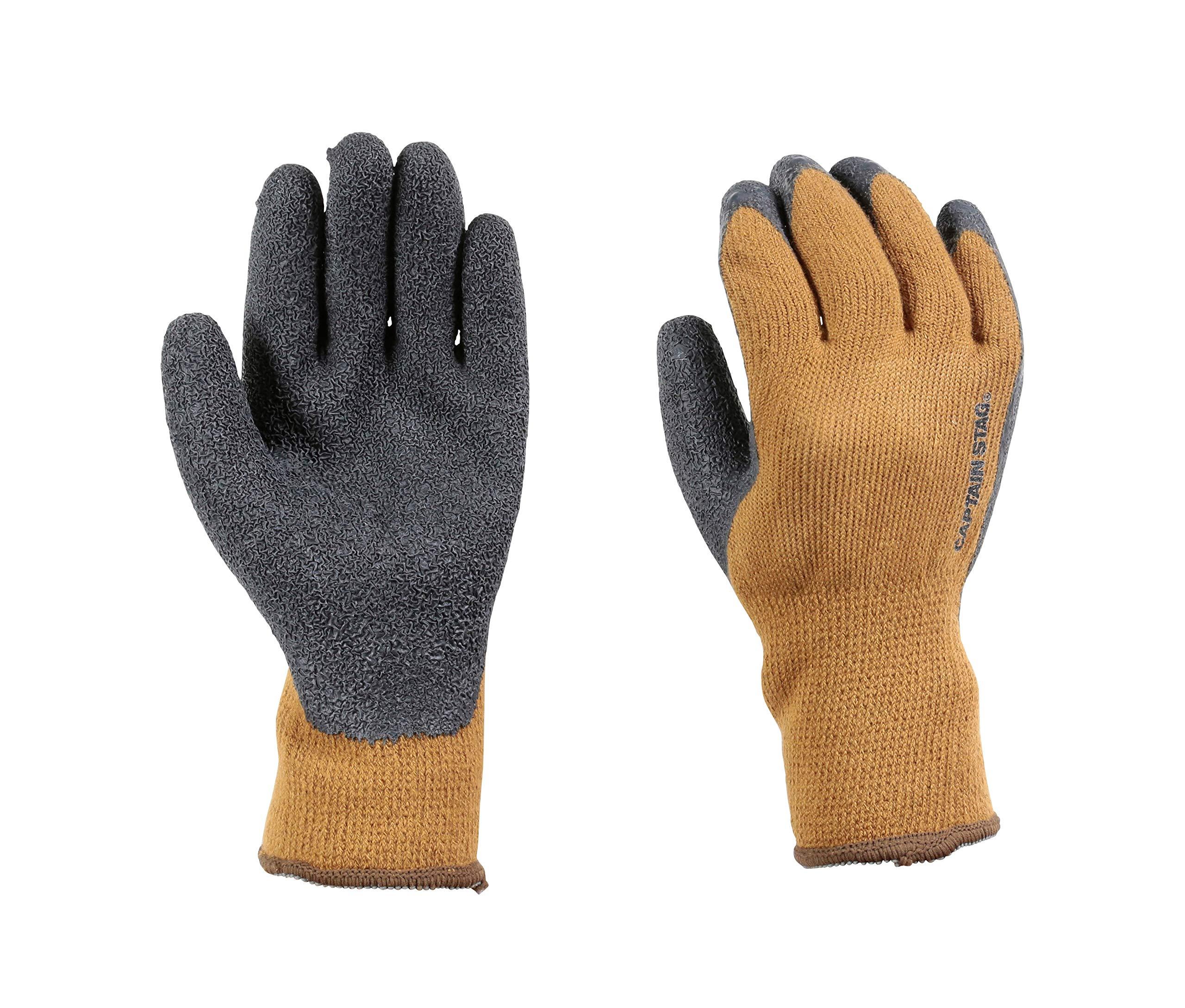 Captain Stag Gloves Outdoor Work Gloves Men's L Size Mustard UX-1052