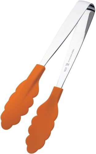 Tanabe Hardware Antibacterial Heat-Resistant Colored Tongs (Small) 200mm Orange TK-1344