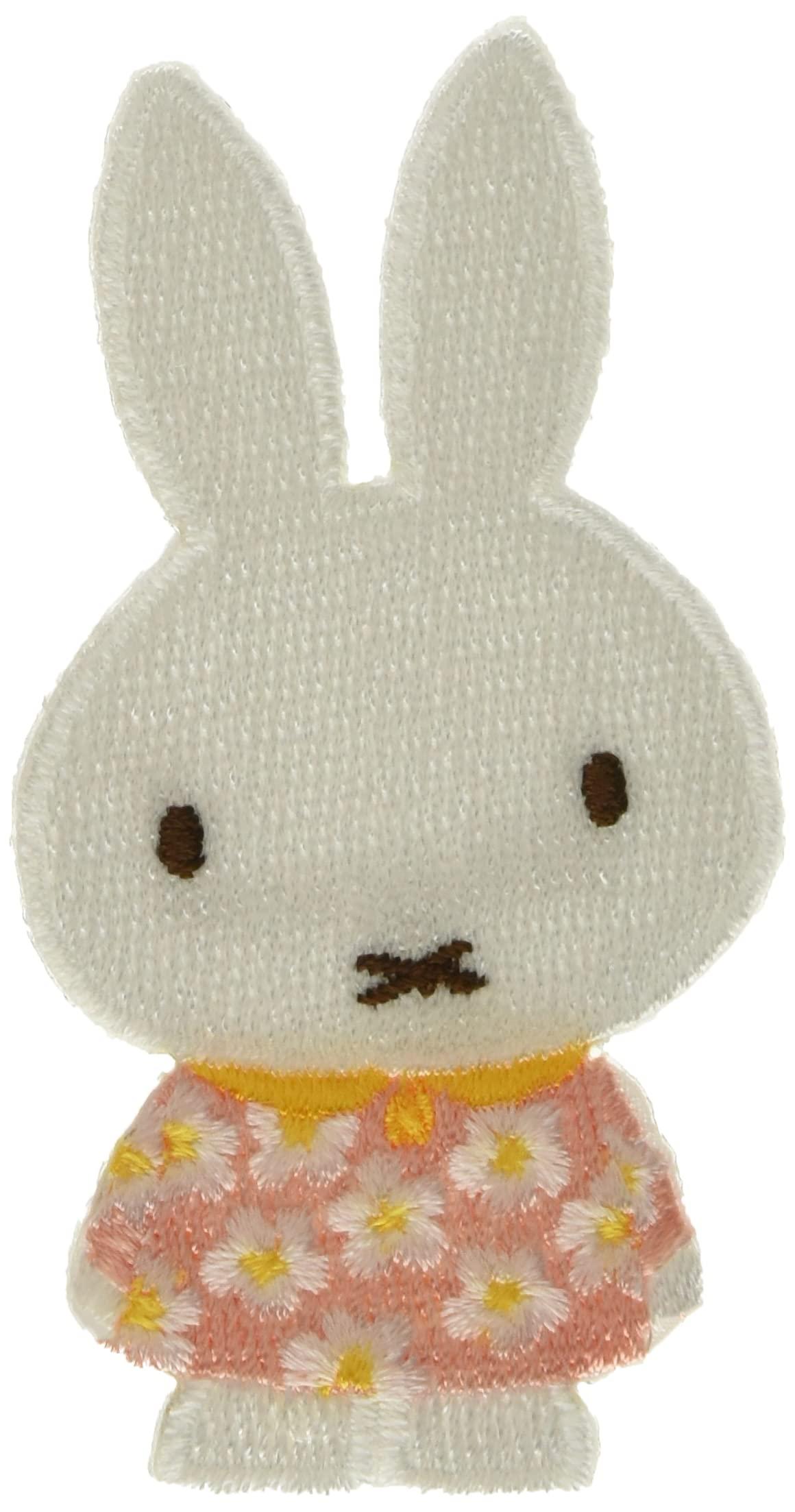 MINODA Miffy Spring Flower Patch One-Piece Dress Salmon D02Y1614