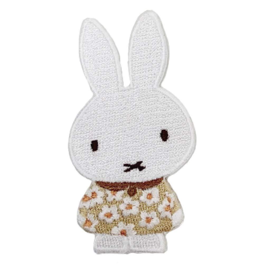 MINODA Miffy Spring Flower Patch One-Piece Dress Mocha D02Y1616