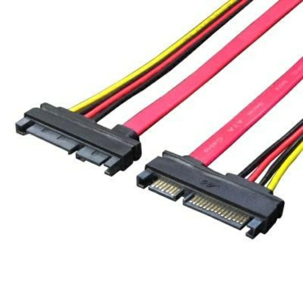 Conversion Adapter SATA (7-pin) + SATA Power (15-pin) (Male - Male) SPAA-CA50
