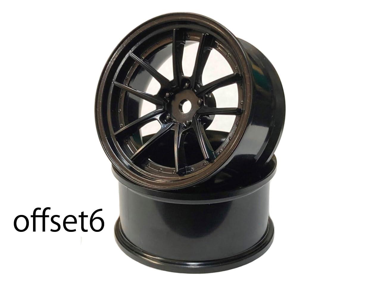 SSR REINER type10S WHEEL Offset 6 (Shallow Rim) Black (2pcs)