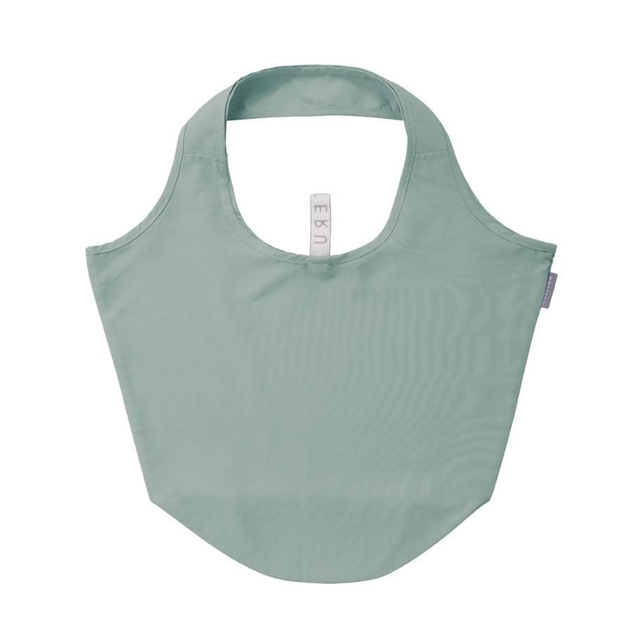 [MOTTERU] Kururito Market Bag | Eco Bag, Stylish, Foldable, Compact, Mini, Solid Color, Fabric, Cute, Outdoor, Gift (Smoke Blue)