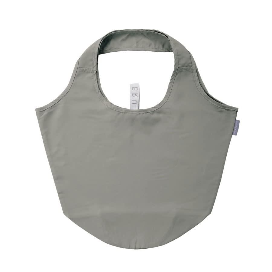 [MOTTERU] Kururito Market Bag | Eco Bag, Stylish, Foldable, Compact, Mini, Plain, Fabric, Cute, Outdoor, Gift (Gray)