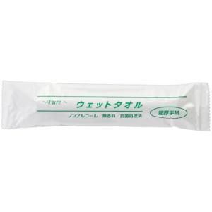 Artnap Pure Wet Wipes Individually Wrapped Antibacterial Alcohol-Free Fragrance-Free Extra Thick M Size Width 30 × Depth 26 × Thickness 0.122 cm 60 Count 82180046 Made in Japan