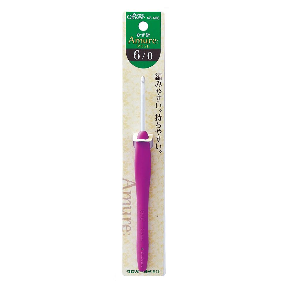 Clover Crochet Hook “Amure” Size 6 (0)