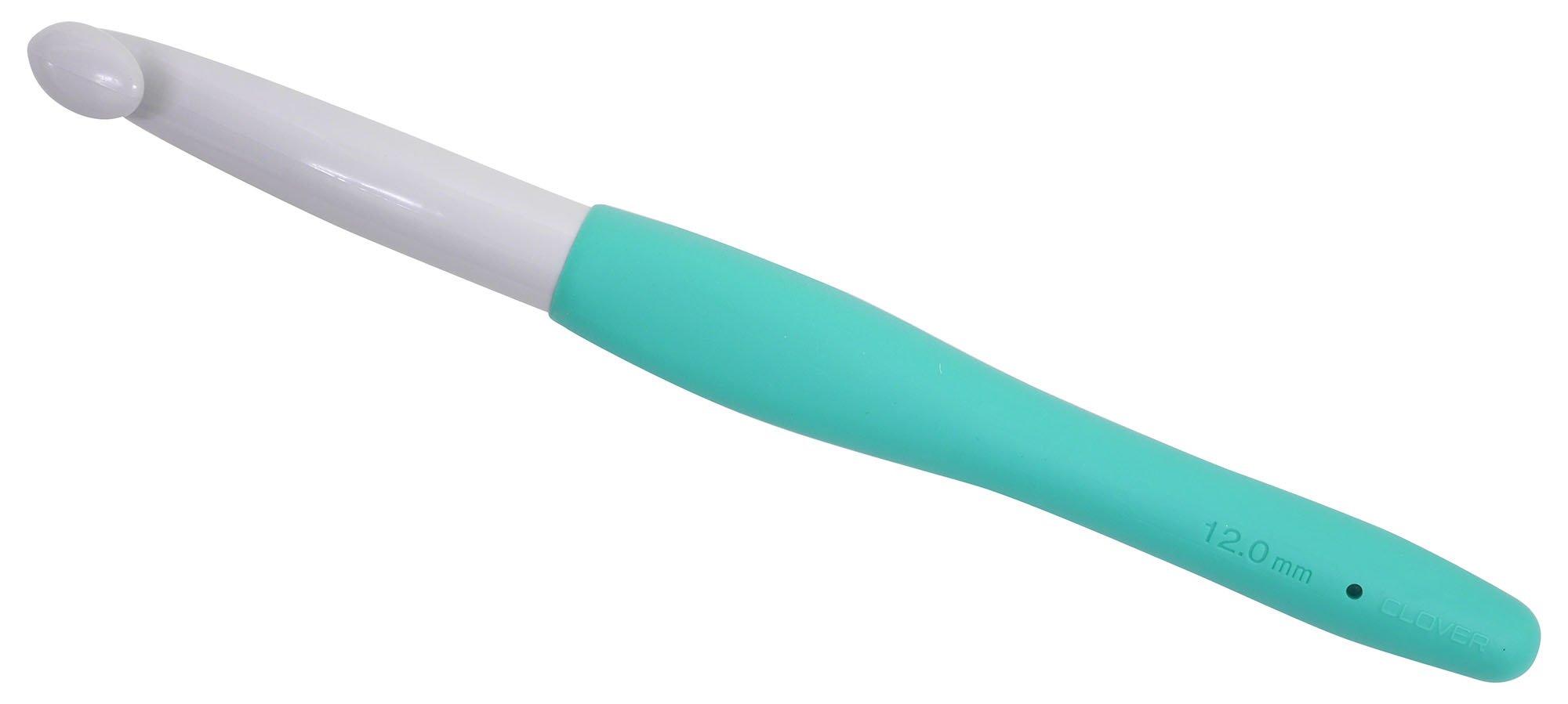 Clover Knitting Supplies Jumbo Crochet Hook Amure 12mm 42-422