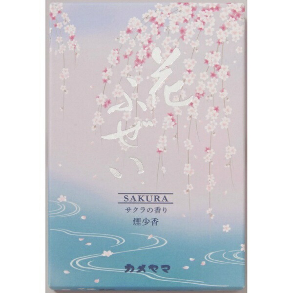 Kameyama Hanafusei Sakura Light Smoke Incense Value Pack Large Size Approx. 220g Approx. 500 Sticks Incense Sticks Light Smoke