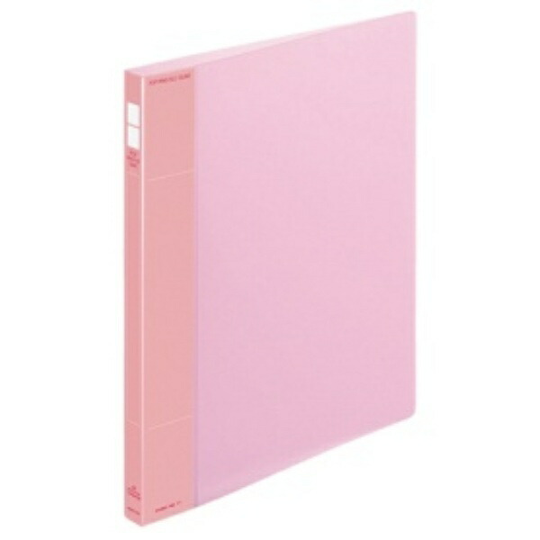 Kokuyo File Pop Ring File Slim PP Sheet Cover A4 100-Sheet Capacity Pink F-PS410P