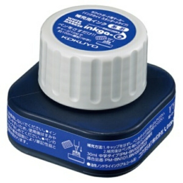 Kokuyo Whiteboard Marker <Ink Guy Standard Type> Refill Ink Blue PMR-BN10B 1 piece