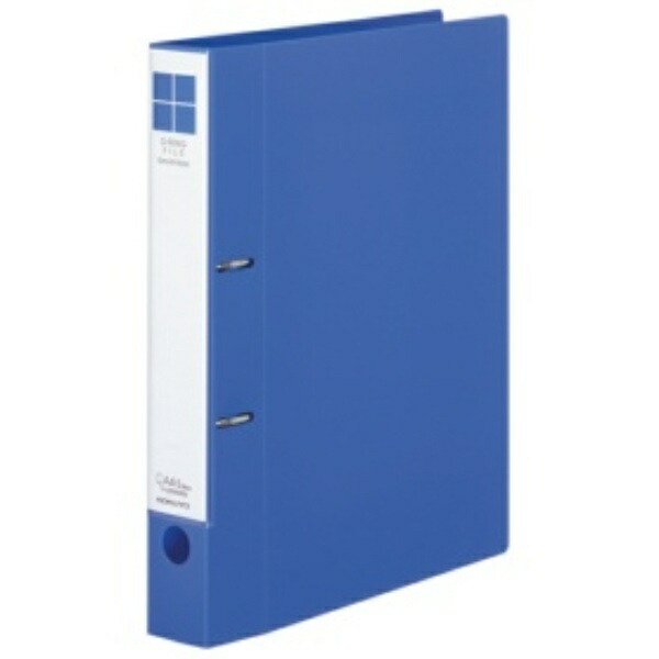 KOKUYO D-Ring Binder Smooth Style A4 2-Hole 300-Sheet Capacity Blue FU-UDS430B