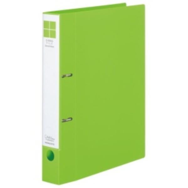 KOKUYO D-Ring Binder Smooth Style A4 2-Hole 300-Sheet Capacity Yellow-Green FU-UDS430YG