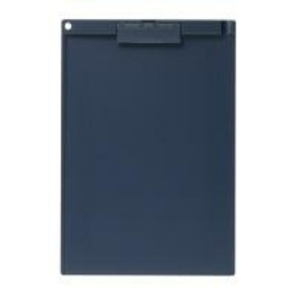 KOKUYO Clipboard A4 Vertical Slim Profile & Quiet Clip Short Edge Binding Navy Yoha-US78DB